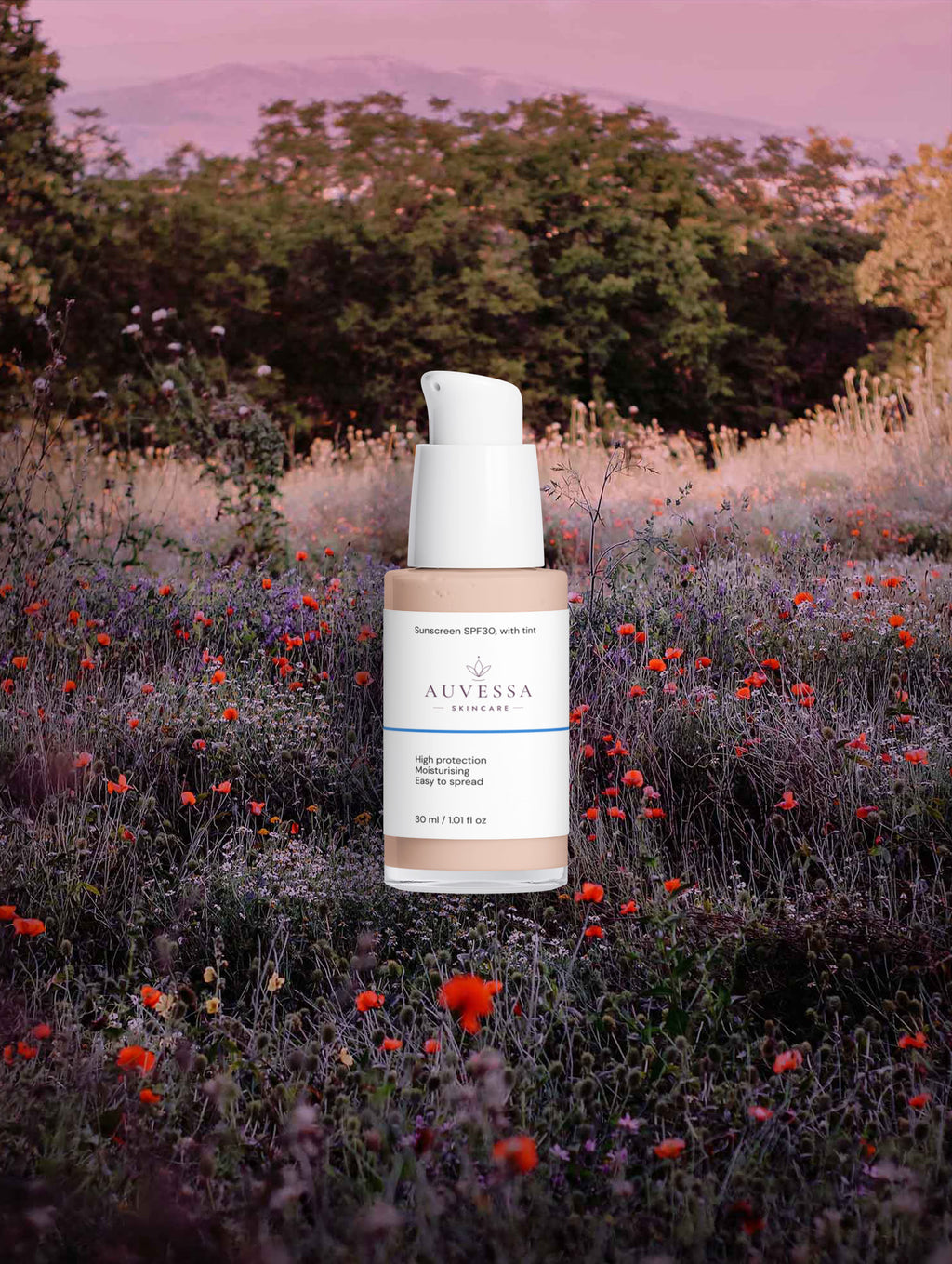 Sunscreen SPF30, with tint