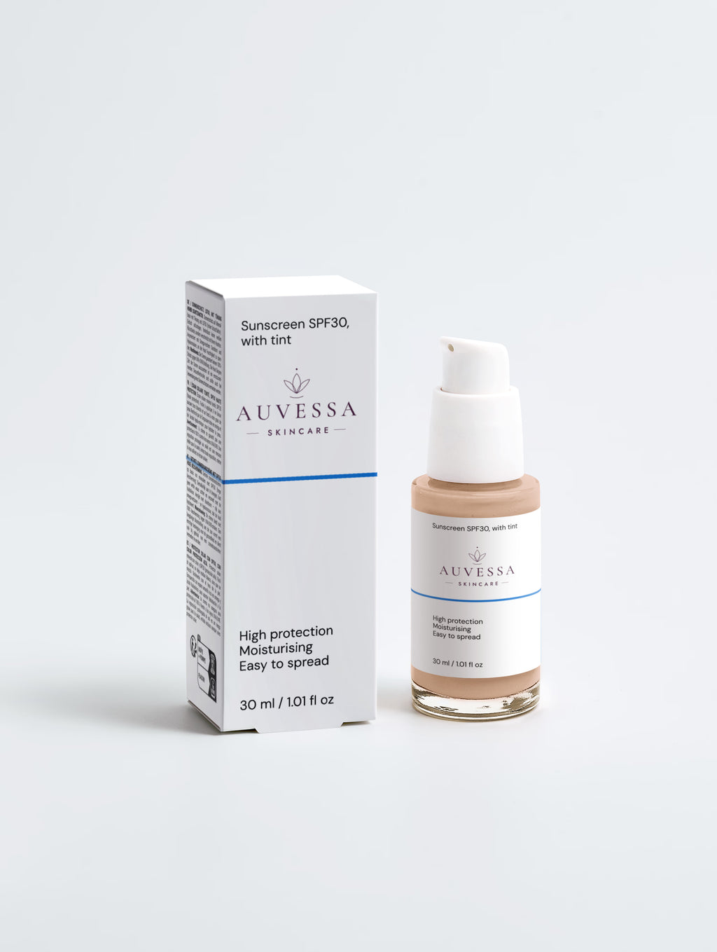 Sunscreen SPF30, with tint